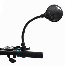 Load image into Gallery viewer, Long Bicycle Rearview Handlebar Round Mirrors For Mountain Road Bike Motorcycle Bendable Hose Adjustable Rearview Mirror Bicycle Rear View Mirrors With Wide Angle Acrylic Convex Safety Rotatable Bicycle Mirror