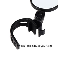 Load image into Gallery viewer, New Bicycle Adjustable Rearview Mirror Road Bike Safety Tool Handlebar Back Eye Cycling Rear View Mirrors Rotatable And Adjustable Shockproof Convex Wide Angle Universal Back Rear View Mirrors