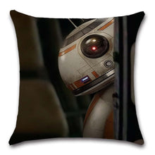 Load image into Gallery viewer, Unique Style Throw Pillow Cover Robot pattern Polyester Linen Cushion cover Decoration For Home House Party Chair Sofa Gift Cute Adorable Cartoon Robot Waving with Robotic Dog Friend Throw Pillow Cover Case Decorative Cushion For Couch Bed