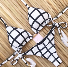 将图片加载到图库查看器,Popular Women's Beachwear Bikini Set Swimwear Push-Up Padded Swimsuit Floral Bikini Set Low Rise Ruffled Two Pieces Swimsuit Push Up Bathing Suit Swimwear