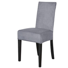 Load image into Gallery viewer, Washable Elastic Seat Parsons Chair Covers Thick Chair Cover Washable Elastic Winter Warm Chair Protector Case Kitchen Restaurant Washable Spandex Kitchen Chair Covers for Dining Room Christmas Decoration Holiday Party