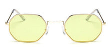 将图片加载到图库查看器,Small Polygon Women Men Sunglasses Delicate Metal Polygon Sunglasses For Women Classic Retro Small Size Frame Women Sunglasses Design Glasses for Men