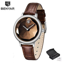将图片加载到图库查看器,New Fashion Women's Watches Casual Sport Leather Strap Waterproof Analog Quartz Watch