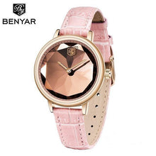 将图片加载到图库查看器,New Fashion Women's Watches Casual Sport Leather Strap Waterproof Analog Quartz Watch