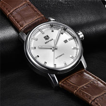 Load image into Gallery viewer, Classic New Sport Watch Top Luxury Automatic Mechanical Male Watches Water Resistent Genuine Leather Casual Men Wristwatch