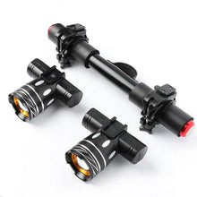 Load image into Gallery viewer, LED Headlight For Bike Electric Scooter USB Rechargeable LED Light Front Lamp High Lumens Brightness Bicycle Light Front With Strong Battery Portable Waterproof Flashlight For Night Cycling