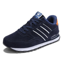 Load image into Gallery viewer, Blue Mens Casual Shoes Comfortable Sneakers Artificial Leather Male Spring Flats Trainers Outdoor Mens Casual Sports High Quality Sneaker Sport Walking Fashion Sneakers