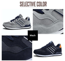 Load image into Gallery viewer, Blue Mens Casual Shoes Comfortable Sneakers Artificial Leather Male Spring Flats Trainers Outdoor Mens Casual Sports High Quality Sneaker Sport Walking Fashion Sneakers