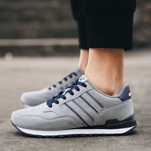 Load image into Gallery viewer, Blue Mens Casual Shoes Comfortable Sneakers Artificial Leather Male Spring Flats Trainers Outdoor Mens Casual Sports High Quality Sneaker Sport Walking Fashion Sneakers