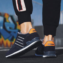Load image into Gallery viewer, Blue Mens Casual Shoes Comfortable Sneakers Artificial Leather Male Spring Flats Trainers Outdoor Mens Casual Sports High Quality Sneaker Sport Walking Fashion Sneakers
