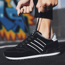 Load image into Gallery viewer, Blue Mens Casual Shoes Comfortable Sneakers Artificial Leather Male Spring Flats Trainers Outdoor Mens Casual Sports High Quality Sneaker Sport Walking Fashion Sneakers