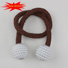将图片加载到图库查看器,Magnetic Curtain Clip Room Accessories Pearl Ball Curtains Holder Tieback Home Decor Hanging Ball Buckle Tie Back Curtain Tiebacks Pearl Ball Home Curtain Buckle The Most Convenient Tie Backs Weave Clips Rope Straps Holder