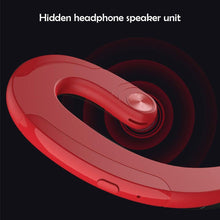 Load image into Gallery viewer, Modern Wireless Bluetooth Headphone Single Earphone Earbuds Exquisite Headset Wireless Bone Conduction Earphones Business Earbuds Bluetooth 4.1 Headphones Over Ear Hooks Handsfree Bone Conduction Earphones Headphones With Microphone