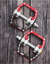 将图片加载到图库查看器,Road Bike Pedals Aluminum Alloy Anti-slip Bicycle Pedals Hollow-Carved Design Pedals Bicycle Accessories Mountain Bike Pedals Flat Bicycle Pedals Platform Cycling Sealed Bearing Aluminum Pedals For Mountain Bike