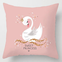 Load image into Gallery viewer, Pink Feather Pillowcase Decorative Sofa Cushion Case Bed Pillow Cover Soft Decorative Square Throw Pillow Cover Cushion Covers Pillow Case Home Decor Decorations for Sofa Couch Bed Chair Home Decor Car Cushion Cover Cute Pillow Case 45X45CM