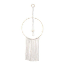 Load image into Gallery viewer, Handmade Wall Art Home Wall Decor Woven Hanging Tapestry Tassel Wind Chimes Wall Hanging Ornaments Hand Macrame Wall For Wall Wedding Living Room Gallery Patio Apartment Yard Decor
