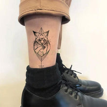 将图片加载到图库查看器,Elegant Waterproof Tattoo Sticker Sun Moon Fake Tatto Fashion Moon Temporary Fun Sun Wave Magic Tatoos For Womens Mens