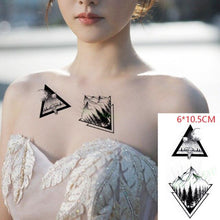 Load image into Gallery viewer, Elegant Waterproof Temporary Tattoo Sticker Cat Fox Flash Tatoo Neck Hand Modern Tattoo Stickers Butterflies Cats For Womens