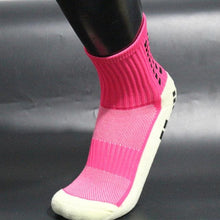 将图片加载到图库查看器,Unisex Cycling Socks Football Socks Round Silicone Suction Cup Grip Anti Slip Soccer Socks Sports Baseball Rugby Socks For Men And Women