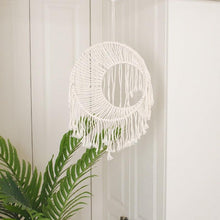 Load image into Gallery viewer, Handmade Wall Art Home Wall Decor Woven Hanging Tapestry Tassel Wind Chimes Wall Hanging Ornaments Hand Macrame Wall For Wall Wedding Living Room Gallery Patio Apartment Yard Decor