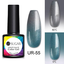 Load image into Gallery viewer, Luxury Modern Elegant Colorful Diamond Gel Nail Polish UV Temperature Color Changing Elegant Fashion Rainbow Colors For Womens