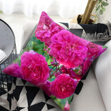 将图片加载到图库查看器,Bright Red Flower Cushion Cover Home Fashion Decoration Red Orange Pink Poppy Flowers Decorative Throw Pillow Cover Case Cushion Home Living Room Pillow Case Super Soft Short Plush Cushion Cover 45x45CM