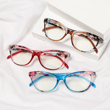 将图片加载到图库查看器,Cute Clear Optical Glasses Frame Women Square Frame Retro Eyeglasses High Definition Reading Glasses Unisex Anti Blue Light Eyeglasses Ultra Light PC Frames Glasses Vision Care Eyewear +1.00~4.00