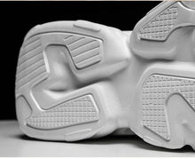 将图片加载到图库查看器,Fashion Mens Sneakers White Trend Casual Comfortable Black Mens Chunky Sneaker Design Summer White Outdoor Running Tennis Sneakers Sport Fashion Comfortable Casual Mens Sneakers