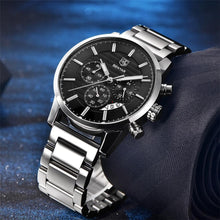 Load image into Gallery viewer, Sport Business Chronograph Steel Men Watches Top Luxury Quartz Male Analog Fashion Watchwrist