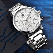 Load image into Gallery viewer, Sport Business Chronograph Steel Men Watches Top Luxury Quartz Male Analog Fashion Watchwrist