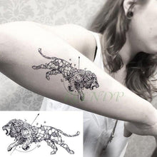 Load image into Gallery viewer, Waterproof Animal Temporary Tattoo Sticker Wolf Modern Tatoo Foot Neck Luxury Tattoos For Men Women