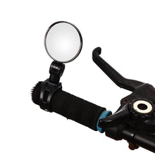 Load image into Gallery viewer, Rearview Mirror Bicycle Handlebar Mounted Convex Rear View Mirror Adjustable Rotatable Handlebar Mounted Plastic Reflector Handlebar For Mountain Road Bike Off Road Bike Fixed Gear Bike Handlebars Mirrors