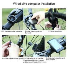 Load image into Gallery viewer, Waterproof Bicycle Computer Wireless And Wired MTB Bike Cycling Odometer Stopwatch Speedometer LED Digital Bicycles Computer Odometer Speedometer Max Distance Time For Trainer