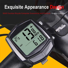 将图片加载到图库查看器,Bike Speedometer Waterproof Wired Digital Bike Ride Odometer Bicycle Cycling Speed Counter Bicycle Accessories Waterproof Cycling Odometer With Automatic Wake-Up Multi-Function LCD Backlight Display Bicycle Computer Best For Bikers