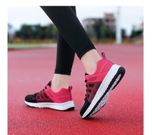 将图片加载到图库查看器,Elegant Sport Womens Sneakers Flats Casual Tennis Shoes Summer Lace-Up Mesh Light Breathable Casual Comfort Non Slip Lightweight Breathable Mesh Athletic Sneakers