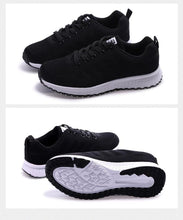 将图片加载到图库查看器,Elegant Sport Womens Sneakers Flats Casual Tennis Shoes Summer Lace-Up Mesh Light Breathable Casual Comfort Non Slip Lightweight Breathable Mesh Athletic Sneakers