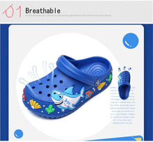 Load image into Gallery viewer, Cartoon Ocean Fashion Children Garden Shoes Boys Summer Slippers High Quality Kids Garden Children Clogs Boys Shoes Slides Sandals Clogs Children Beach Outdoor Walking Slipper