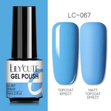 Load image into Gallery viewer, 2022 New Fashion Purple Womens Nail Gel 7ml Permanent UV LED Base Matte Glossy Luxury Colorful Effect Nail Gel for Women and Girls