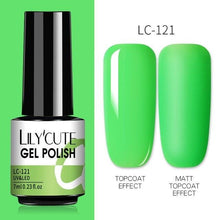Load image into Gallery viewer, 2022 New Fashion Purple Womens Nail Gel 7ml Permanent UV LED Base Matte Glossy Luxury Colorful Effect Nail Gel for Women and Girls