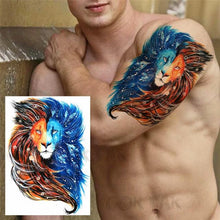 Load image into Gallery viewer, Realistic Black Temporary Small Big Tattoos Space Planets Animals Tatoos Waterproof Face Hands Tattoos For Girls Mens