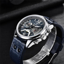 Load image into Gallery viewer, New Men Watch Top Sport Design Waterproof Men Quartz Military Wristwatch Leather Strap Analog Men Watch