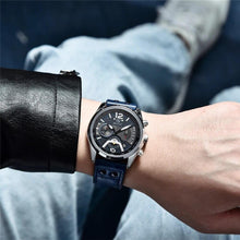 Load image into Gallery viewer, New Men Watch Top Sport Design Waterproof Men Quartz Military Wristwatch Leather Strap Analog Men Watch