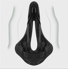 将图片加载到图库查看器,Ultra Light Comfortable Bicycle Saddle Mountain Road Bike Seat Soft Leather Hollow Breathable Cushion Seat Ergonomics Design Breathable Suspension Gel Bike Saddle Cushion For Mountain Bike Road Bike