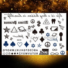 Load image into Gallery viewer, Small 3D Dinosaur Temporary Sticker Tattoos Colorful Tiny Tattoos For Party Children