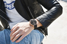 将图片加载到图库查看器,Black Multifunctional Sport Men Watches Luxury Quartz Watches Fashion Chronograph Stylish Elegant Comfortable Watch For Men