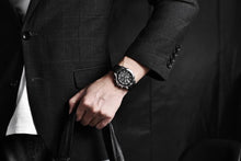 将图片加载到图库查看器,Black Multifunctional Sport Men Watches Luxury Quartz Watches Fashion Chronograph Stylish Elegant Comfortable Watch For Men