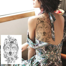 将图片加载到图库查看器,Realistic Tattoos Temporary Womens Flower Sticker Tattoos Waterproof Women Body Art Fake Legs Tattoo Stickers