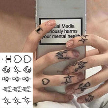 Load image into Gallery viewer, Women's Different Stickers Tattoo Temporary Waterproof Neck Arm Leg Tattoo Colorful Design