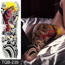 将图片加载到图库查看器,Large Black Temporary Tattoo Waterproof Luxury Big Tattoo For Body Arm Legs Modern Design