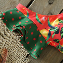 将图片加载到图库查看器,Two-Pieces Women Floral Push-Up Padded Bra Ruffles Bikini Set Swimsuit Swimwear Bathing Suit Beachwear Floral Printed Swimsuit Knotted String Triangle Bikini Tie Side High Cut Cheeky Bikini Set